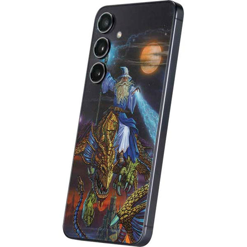 Twilight Tempest Wizard by Ed Beard Jr Galaxy S25 Skin